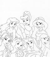 Disney Princess Princesses Drawing Drawings Draw Coloring Easy Pages Cute Sketches Kids Colouring Getdrawings Paintingvalley Pencil Sheets Activities sketch template