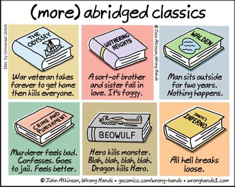 Extremely Abridged Versions Of Classic Books