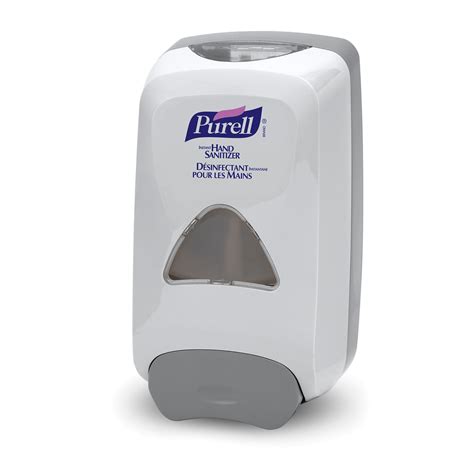 purell fmx push style hand sanitizer dispenser white  ml
