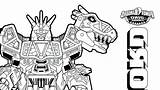 Dino Power Rangers Ranger Megazord Procurados Sayen Photographie Colouring Benjaminpech sketch template