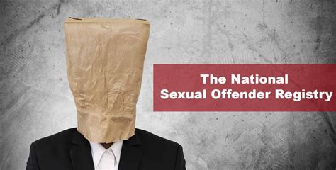 the sexual offender registry canada s national sexual