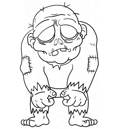 printable zombies coloring pages  kids  printable zombies