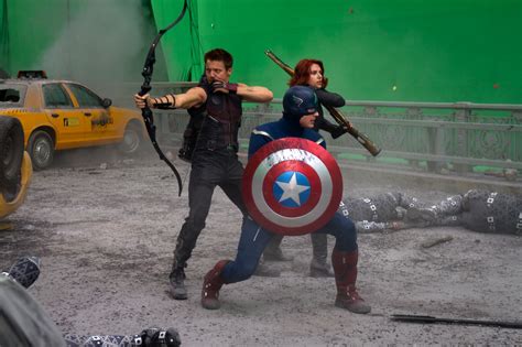 Film Set Interview The Avengers Stars Jeremy Renner