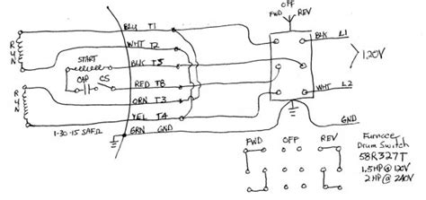 leeson  phase motor wiring diagram