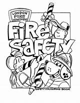 Coloring Safety Fire Pages Prevention Colouring Drawing House Printable Print Burning Color Signs Department Crime Scene Summer Kids Sheets Glasses sketch template