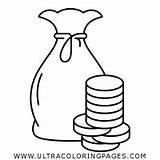 Bag Money Coloring Pages sketch template