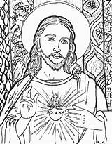 Jesus Coloring Pages Face Easy Christ Sketch Drawing Adults Painting Lawrence Color Adult Pencil Line Draw Jacob Printable Drawings Sheets sketch template