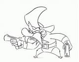Coloring Sam Yosemite Pages Cartoon Popular Devil Library Clipart Looney Tunes sketch template