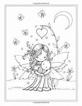 Coloring Pages Whimsical Printable Fairy Adult Digi Stamps Bear Book Colouring Kids Choose Board Template Fairies Templates Jeanette Dekock sketch template