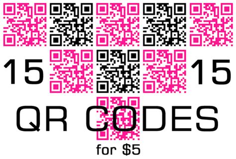 create 15 qr codes for any 15 sites by la zen
