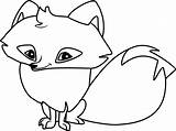 Fox Arctic Animal Jam Coloring Pages Smiling Printable Clipart Kids Cartoon Categories Color Clipground Coloringpages101 Comments Coloringonly sketch template