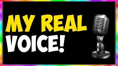 real voice youtube