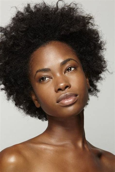 Pretty Flawless Beautiful Dark Skinned Women Natural