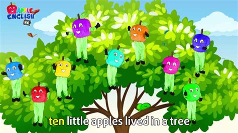 apples nursery rhymes songs  children apple english