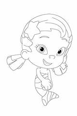 Oona Coloring Pages Bubble Guppies Shy Today Supercoloring Categories sketch template