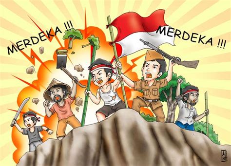 Gambar Animasi Bendera Merah Putih Indonesia Katakan Id