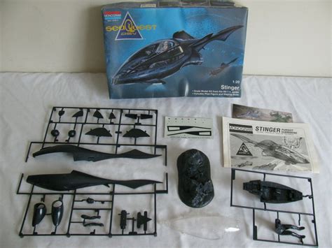 seaquest dsv stinger scale model kit   monogram  sale  ebay model kit plastic