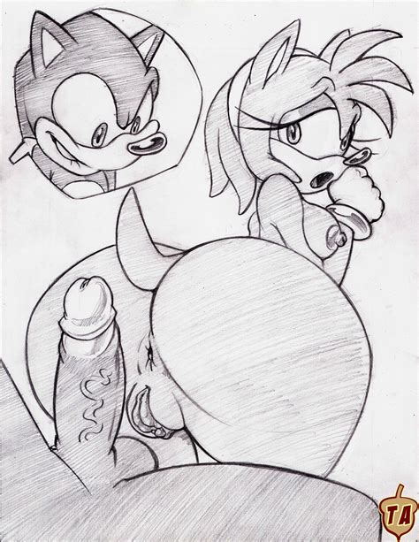 Rule 34 2014 Amy Rose Anthro Anus Areola Ass Balls Big Butt Breasts