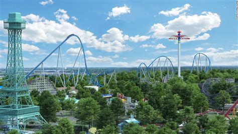 King S Island Ohio Theme Park Unveils Orion A Giga Coaster With A