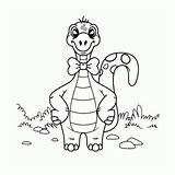 Kleurboek Dino Dinosaurussen Strik sketch template