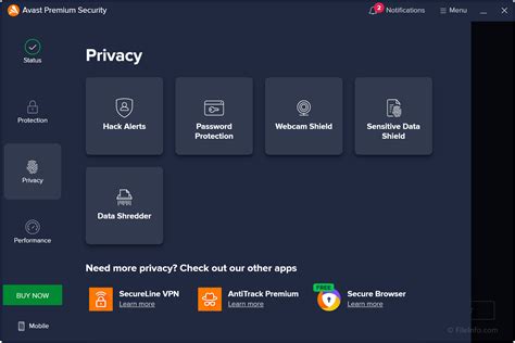 avast premium security  supported file formats