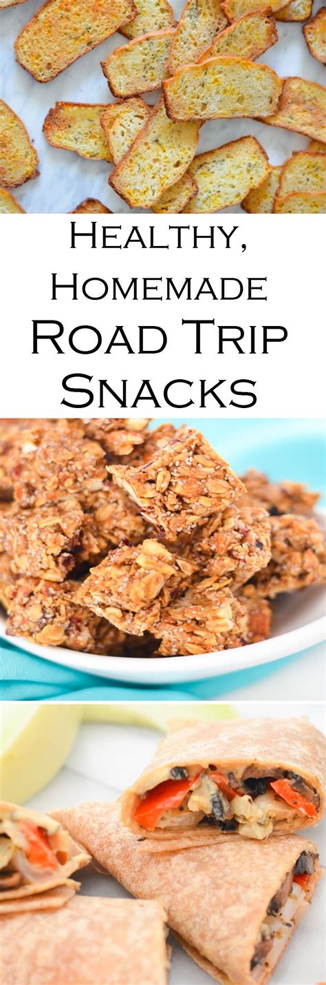 homemade road trip snacks {recipes ideas road trip food healthy travel food road trip snacks