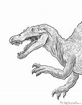 Indominus Coloring Farm6 Ruined sketch template