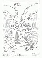 Moses Parting Mozes Rode Zee Kleurplaat Bijbelse Kleurplaten Moises Moisés Bibel Ausmalbilder Vermelho Geschichten Ec0 Bijbel Weg Colorir Biblische Malen sketch template