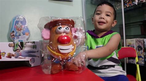 Fliks Toy Review Unboxing Of Toy Story 4 Mr Potato Head Woody