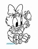 Baby Coloring Rattle Pages Daisy Drawing Disney Babies Printable Color Getdrawings Disneyclips Minnie Donald Book Shaking Her Funstuff sketch template