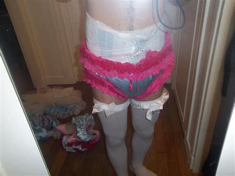 satin maid diapers bondage crossdress fetish porn pic