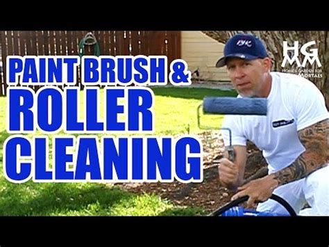 clean paint brushes  rollers  quick  effective