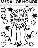 Medal Colouring Learningenglish Crayola sketch template
