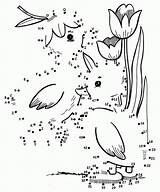 Dot Dots Coloring Easter Popular sketch template
