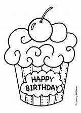 Coloring Happy Birthday Pages Clipart Doo Scooby Cupcake Library Clip sketch template