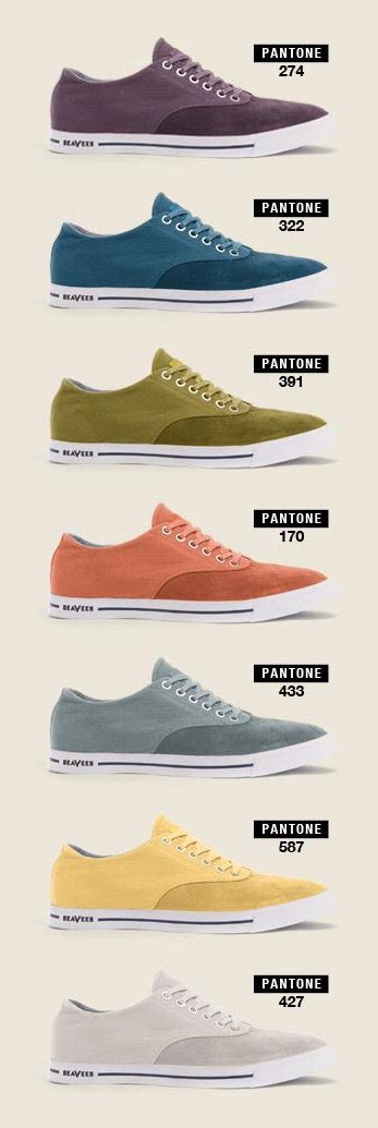 pantone universe kicks   heels  sneakers  vintage pantone colors