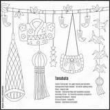 Tanabata sketch template