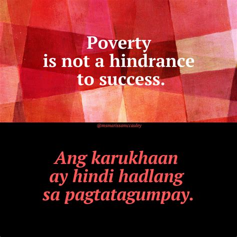 quote  poverty    hindance  success  anil karkhan