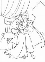 Coloring Jasmine Aladdin Pages Disney Princess Prince Walt Characters Fanpop sketch template