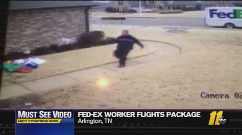 Must See Video Fedex Worker Throws Package Abc11 Raleigh Durham