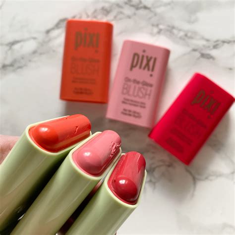 makeup pixi   glow blush review danielles beauty blog