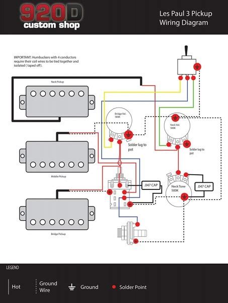 les paul  pickup wiring diagram