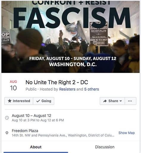 facebook removed a unite the right event and russian disinformation