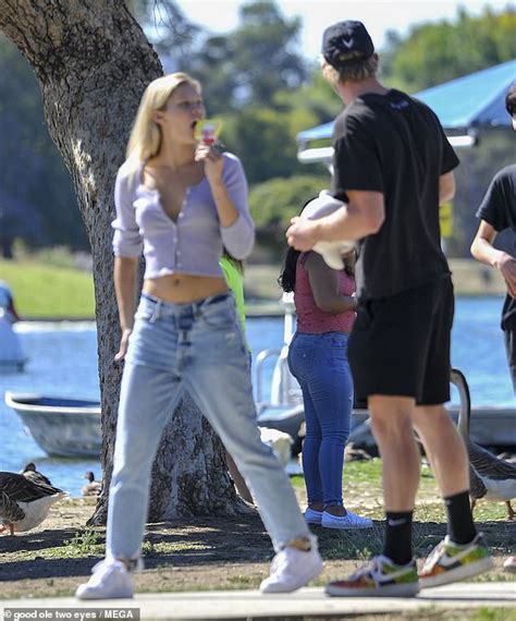 logan paul is joined by girlfriend josie canseco as he films a new
