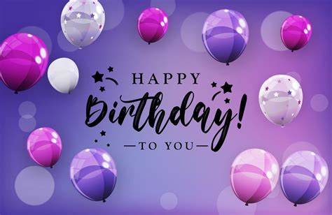 happy birthday congratulations banner design  confetti balloons