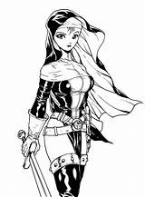 Nun Warrior Areala Comic Drawing Commission Battle Warriors Deviantart Superhero Pages Anime Nuns Fantasy Coloring Ben Comicvine sketch template