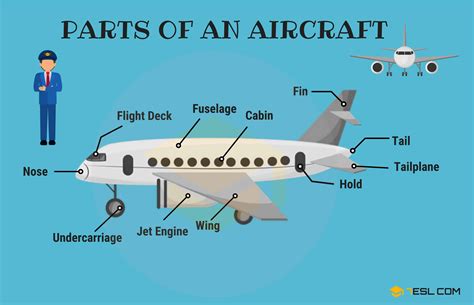 aircraft parts exterior parts   airplane  pictures esl