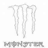 Monster Energy Logo Para Pintar Dibujo Logos Drink Coloring Pages Clip Cliparts Logodix sketch template