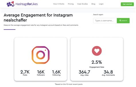 instagram engagement rate calculators