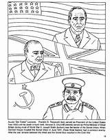 Roosevelt Churchill Staline Stalin Téléchargez Grande sketch template